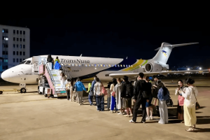 Дебюти на Jet C909, произведени в Китай, в Шенжен за международен полет
